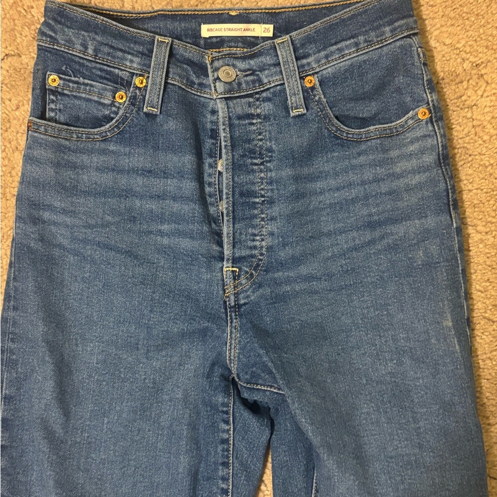 Levis ribcage, 1 blue & 1 black